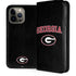University of Georgia Collegiate Text iPhone 15 Pro Max Folio Case