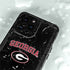 University of Georgia Collegiate Text iPhone 15 Pro Waterproof Case