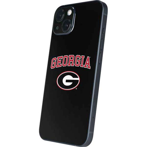 University of Georgia Collegiate Text iPhone 15 Skin