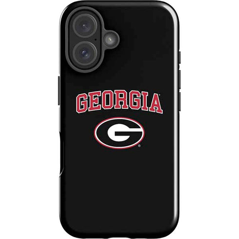 University of Georgia Collegiate Text iPhone 16 Impact Case