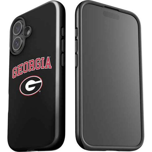 University of Georgia Collegiate Text iPhone 16 Impact Case