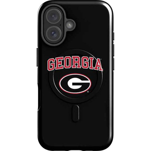University of Georgia Collegiate Text iPhone 16 Magsafe Impact Case