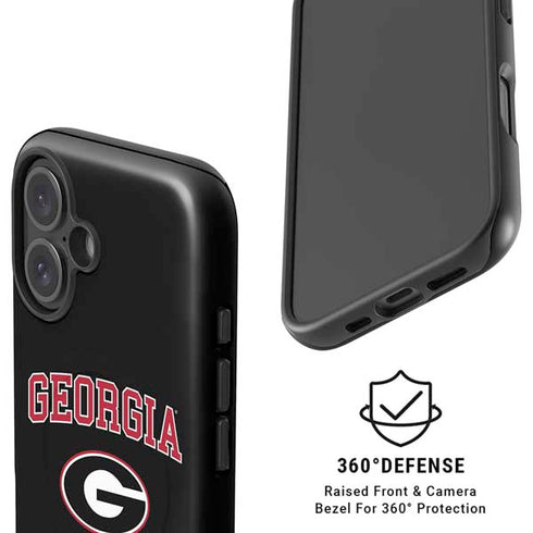 University of Georgia Collegiate Text iPhone 16 Magsafe Impact Case