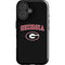 University of Georgia Collegiate Text iPhone 16 Plus Impact Case