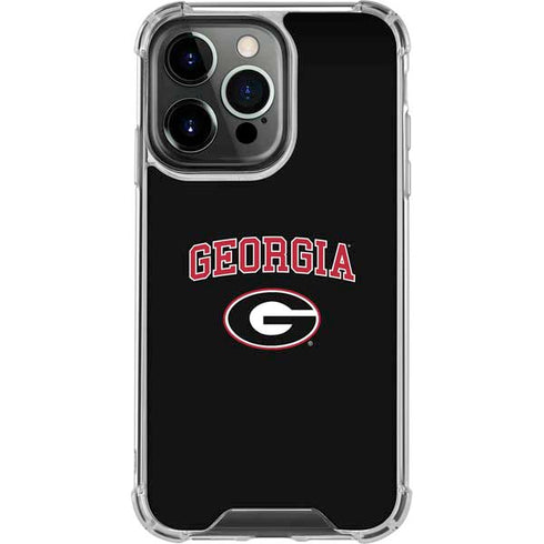 University of Georgia Collegiate Text iPhone 16 Pro Clear Case
