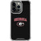 University of Georgia Collegiate Text iPhone 16 Pro Clear Case