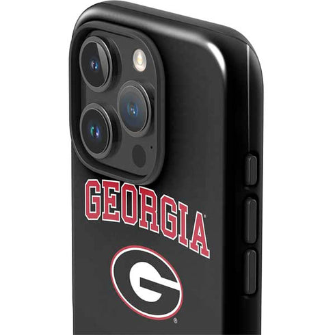 University of Georgia Collegiate Text iPhone 16 Pro Impact Case