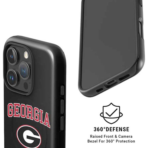 University of Georgia Collegiate Text iPhone 16 Pro Magsafe Impact Case