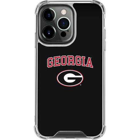 University of Georgia Collegiate Text iPhone 16 Pro Max Clear Case