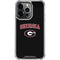 University of Georgia Collegiate Text iPhone 16 Pro Max Clear Case