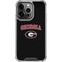 University of Georgia Collegiate Text iPhone 16 Pro Max Clear Case