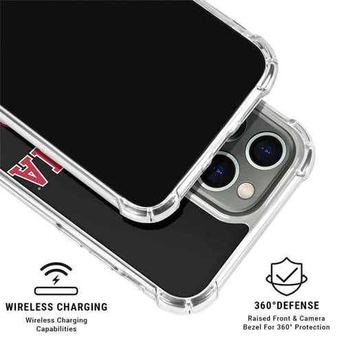 University of Georgia Collegiate Text iPhone 16 Pro Max Clear Case