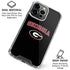 University of Georgia Collegiate Text iPhone 16 Pro Max Clear Case