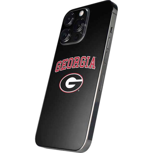 University of Georgia Collegiate Text iPhone 16 Pro Max Skin
