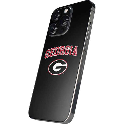 University of Georgia Collegiate Text iPhone 16 Pro Skin