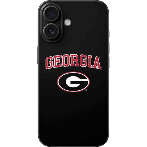 University of Georgia Collegiate Text iPhone 16 Skin