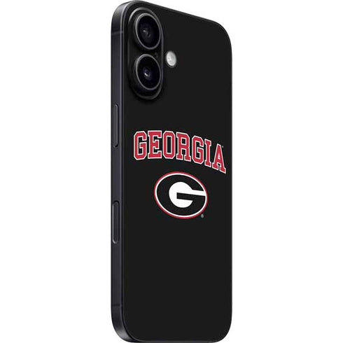 University of Georgia Collegiate Text iPhone 16 Skin