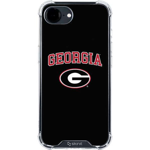 University of Georgia Collegiate Text iPhone 16e Clear Case