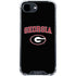 University of Georgia Collegiate Text iPhone 16e Clear Case