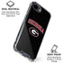 University of Georgia Collegiate Text iPhone 16e Clear Case