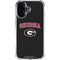 University of Georgia Collegiate Text iPhone 17 Clear Case