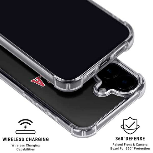 University of Georgia Collegiate Text iPhone 17 Clear Case