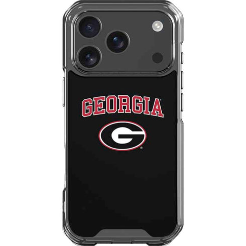 University of Georgia Collegiate Text iPhone 18 Pro Clear Case