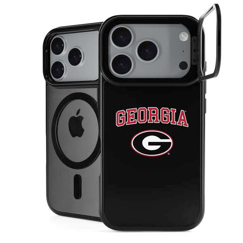 University of Georgia Collegiate Text iPhone 18 Pro Kickstand Case