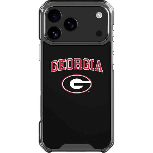 University of Georgia Collegiate Text iPhone 18 Pro Max Clear Case