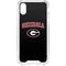University of Georgia Collegiate Text iPhone XS Clear Case