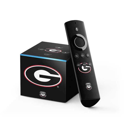 University of Georgia Logo Fire TV Cube Skin