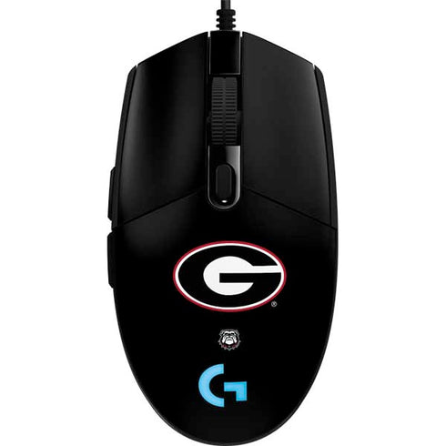 University of Georgia Logo G203 Prodigy RGB Wired Gaming Mouse Skin