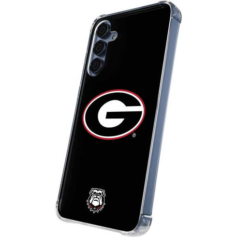 University of Georgia Logo Galaxy A35 5G Clear Case