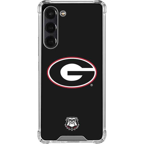 University of Georgia Logo Galaxy S24 FE Clear Case