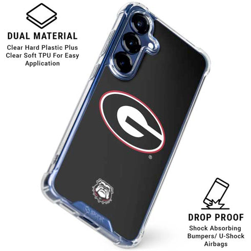 University of Georgia Logo Galaxy S25 Clear Case