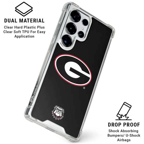 University of Georgia Logo Galaxy S25 Ultra Clear Case