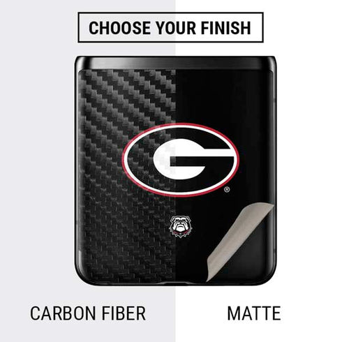 University of Georgia Logo Galaxy Z Flip Skin