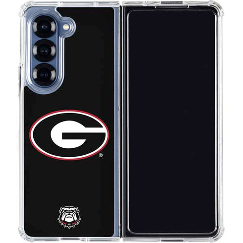 University of Georgia Logo Galaxy Z Fold6 Clear Case