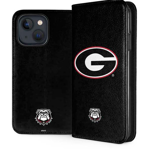 University of Georgia Logo iPhone 15 Folio Case