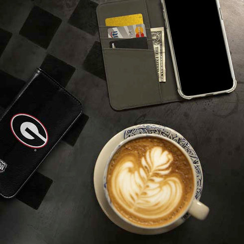 University of Georgia Logo iPhone 15 Plus Folio Case