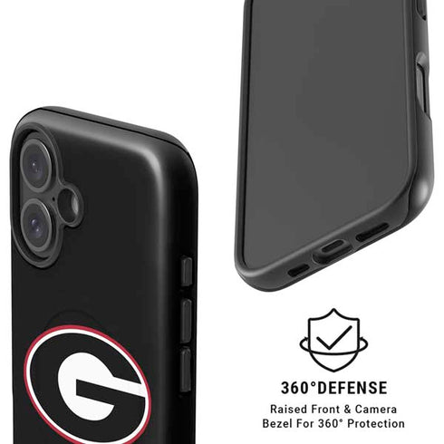 University of Georgia Logo iPhone 16 Magsafe Impact Case
