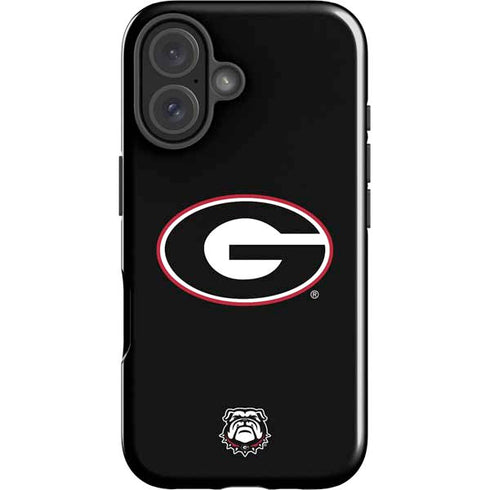 University of Georgia Logo iPhone 16 Plus Impact Case