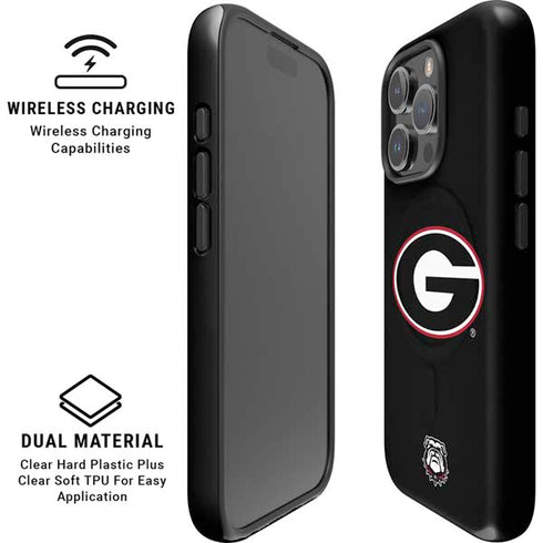 University of Georgia Logo iPhone 16 Pro Magsafe Impact Case