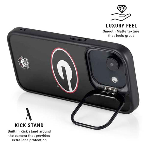 University of Georgia Logo iPhone 16e Kickstand Case