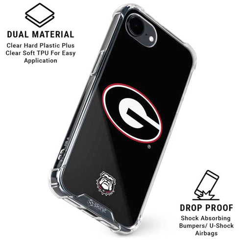 University of Georgia Logo iPhone 16e Clear Case