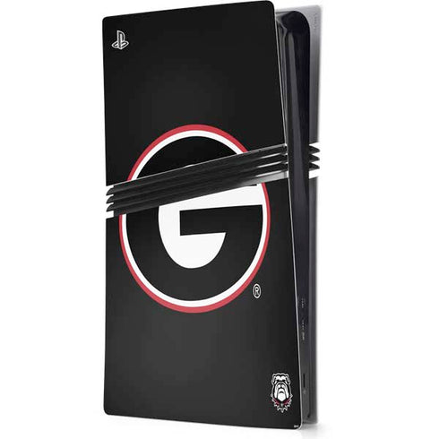 University of Georgia Logo PS5 Pro Console Skin