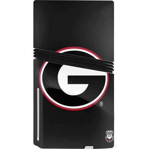 University of Georgia Logo PS5 Pro Disk Console Skin