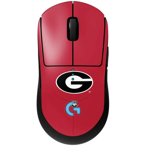 University of Georgia Logo Red G Pro Wireless Gaming Mouse Skin