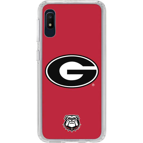 University of Georgia Logo Red Galaxy Cases