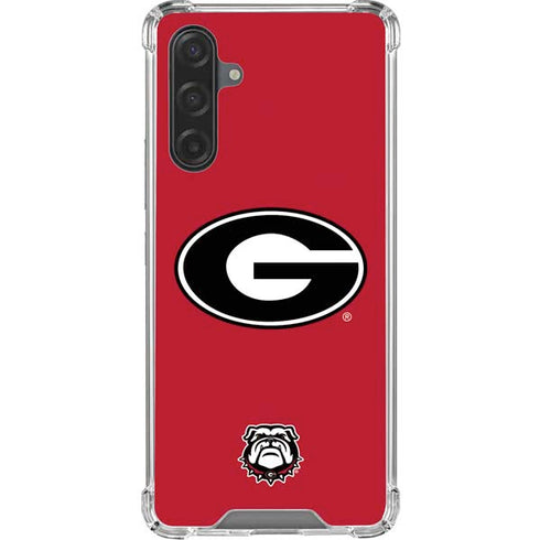University of Georgia Logo Red Galaxy A17 Clear Case